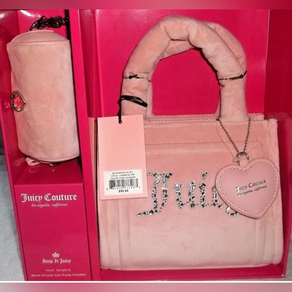 Juicy Couture Pink Women's Bag Set